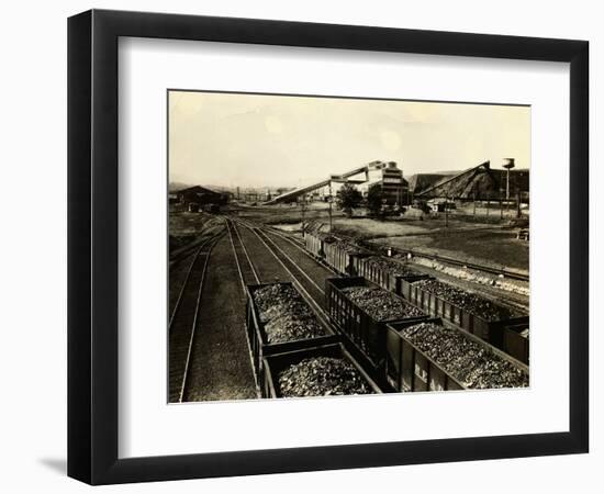 Colliery of Philadelphia and Reading Coal and Iron Company-null-Framed Photographic Print