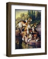 Collies-Edmund Henry Osthaus-Framed Giclee Print