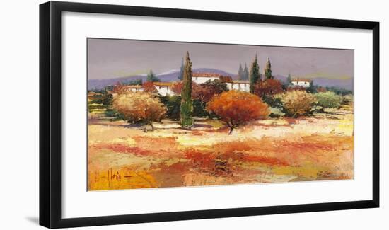 Colline assolate-Luigi Florio-Framed Art Print