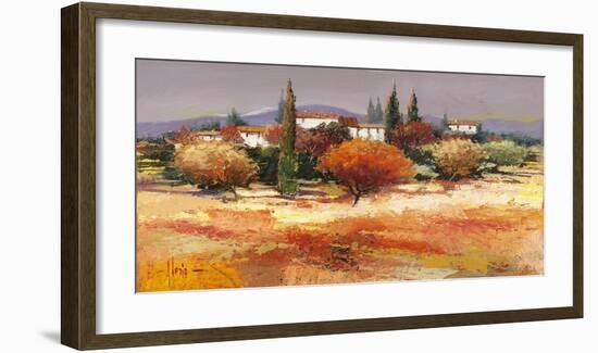 Colline assolate-Luigi Florio-Framed Art Print