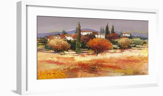 Colline assolate-Luigi Florio-Framed Art Print