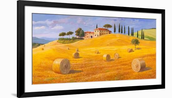 Colline in Toscana-Adriano Galasso-Framed Art Print