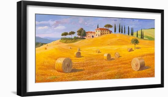 Colline in Toscana-Adriano Galasso-Framed Art Print