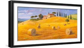 Colline in Toscana-Adriano Galasso-Framed Art Print