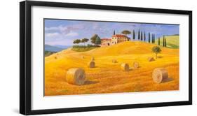 Colline in Toscana-Adriano Galasso-Framed Art Print