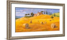 Colline in Toscana-Adriano Galasso-Framed Art Print