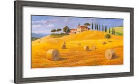 Colline in Toscana-Adriano Galasso-Framed Art Print