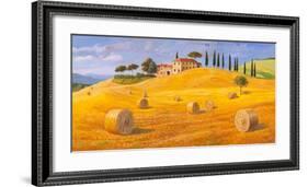 Colline in Toscana-Adriano Galasso-Framed Art Print