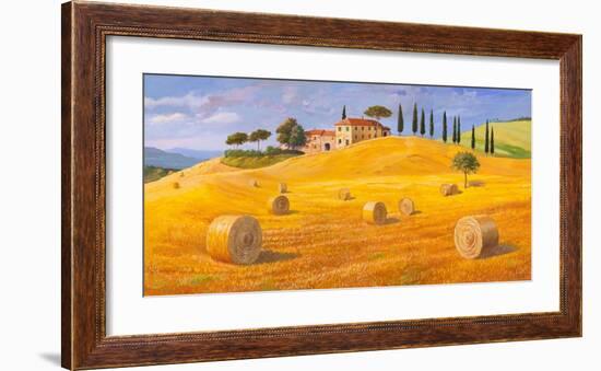 Colline in Toscana-Adriano Galasso-Framed Art Print