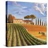 Colline toscane (detail)-Adriano Galasso-Stretched Canvas