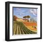 Colline Toscane-Adriano Galasso-Framed Art Print