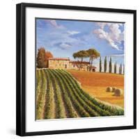 Colline Toscane-Adriano Galasso-Framed Art Print