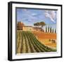 Colline Toscane-Adriano Galasso-Framed Art Print