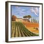 Colline Toscane-Adriano Galasso-Framed Art Print