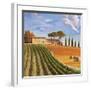 Colline Toscane-Adriano Galasso-Framed Art Print