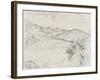 Collines dans le Lubéron (Vaucluse) en 1943-null-Framed Giclee Print