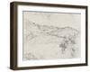 Collines dans le Lubéron (Vaucluse) en 1943-null-Framed Giclee Print