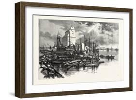 Collingwood Harbour, Canada, Nineteenth Century-null-Framed Giclee Print