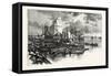 Collingwood Harbour, Canada, Nineteenth Century-null-Framed Stretched Canvas