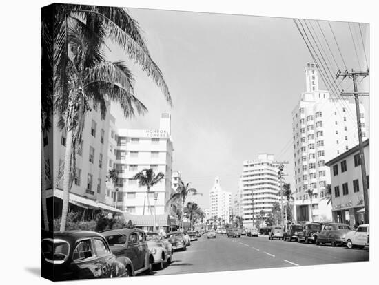 Collins Avenue from the South-null-Stretched Canvas