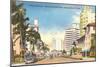 Collins Avenue, Miami Beach, Florida-null-Mounted Art Print