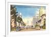 Collins Avenue, Miami Beach, Florida-null-Framed Premium Giclee Print