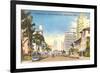 Collins Avenue, Miami Beach, Florida-null-Framed Premium Giclee Print