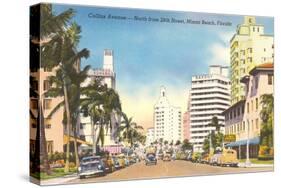Collins Avenue, Miami Beach, Florida-null-Stretched Canvas