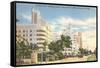 Collins Avenue, Miami Beach, Florida-null-Framed Stretched Canvas