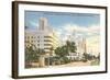 Collins Avenue, Miami Beach, Florida-null-Framed Art Print