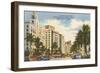 Collins Avenue, Miami Beach, Florida-null-Framed Art Print