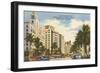 Collins Avenue, Miami Beach, Florida-null-Framed Art Print