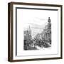 Collins Street Looking East, Melbourne, Victoria, Australia, 1886-JR Ashton-Framed Giclee Print