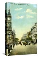 Collins Street, Looking East, Melbourne, Victoria, Australia, C1900s-null-Stretched Canvas