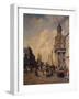 Collins Street, Melbourne, 1889-Jacques Carabain-Framed Giclee Print