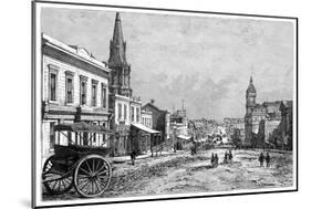 Collins Street, Melbourne, Victoria, Australia, 19th Century-null-Mounted Giclee Print