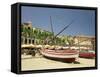 Collioure, Languedoc Roussillon, France-Michael Busselle-Framed Stretched Canvas