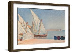 Collioure, Les Balancelles, 1887-Paul Signac-Framed Giclee Print