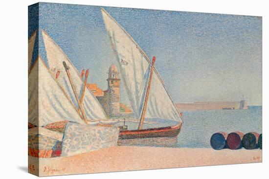 Collioure, Les Balancelles, 1887-Paul Signac-Stretched Canvas