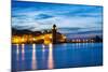 Collioure's Bay and a Lighthouse Converted to Notre-Dame-Des-Anges Church, Collioure, France-Nadia Isakova-Mounted Photographic Print