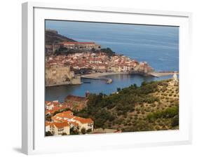 Collioure, Vermillion Coast Area, Pyrennes-Orientales Department, Languedoc-Roussillon, France-Walter Bibikow-Framed Photographic Print