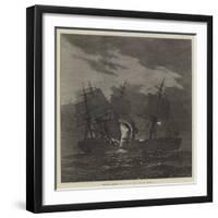 Collision Between the Ville Du Havre and the Lochearn-null-Framed Giclee Print