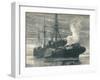 Collision of the 'Bywell Castle' with the 'Princess Alice', 1878 (1906)-J Nash-Framed Giclee Print