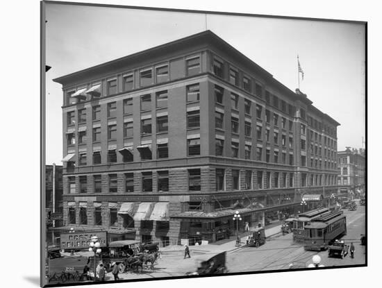 Colman Building, Seattle, 1916-Ashael Curtis-Mounted Giclee Print