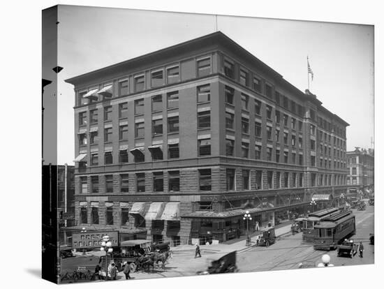 Colman Building, Seattle, 1916-Ashael Curtis-Stretched Canvas