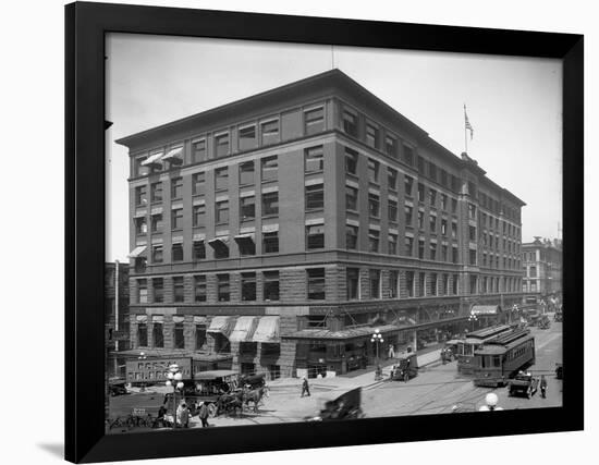 Colman Building, Seattle, 1916-Ashael Curtis-Framed Giclee Print