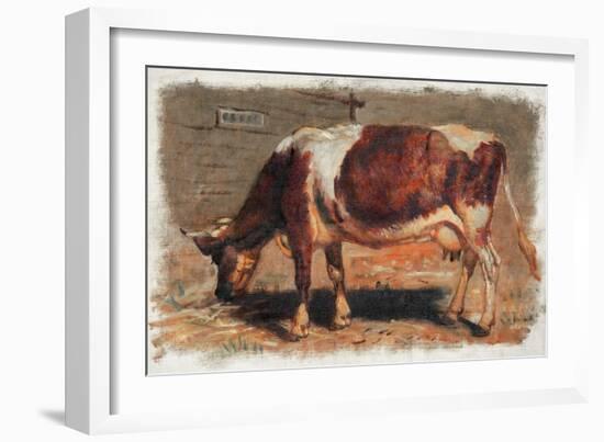 Colman Color Study of Cows I-Samuel Colman-Framed Art Print