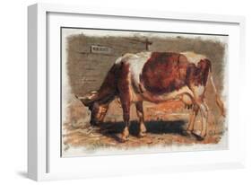Colman Color Study of Cows I-Samuel Colman-Framed Art Print