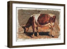 Colman Color Study of Cows I-Samuel Colman-Framed Premium Giclee Print