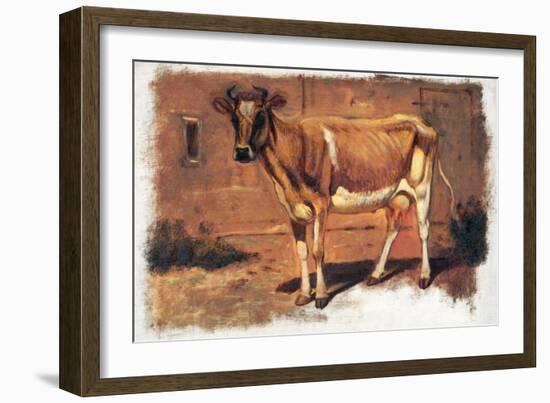 Colman Color Study of Cows II-Samuel Colman-Framed Premium Giclee Print